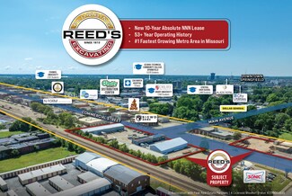 Plus de détails pour 600-611 W Commercial St, Springfield, MO - Industriel à vendre