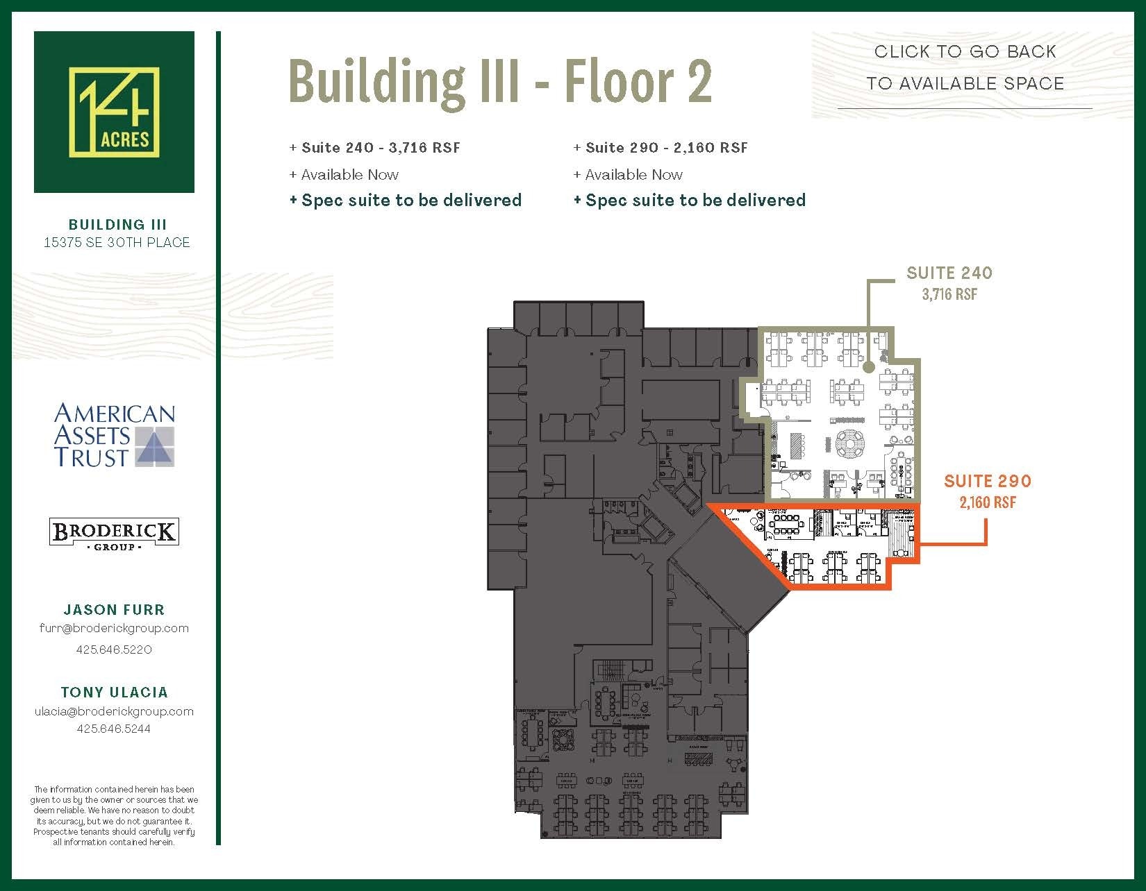 15325 SE 30th Pl, Bellevue, WA for lease Floor Plan- Image 1 of 1