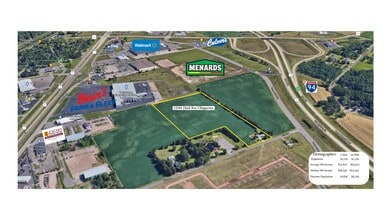 12244 22nd Ave, Chippewa Falls, WI - AERIAL  map view - Image1