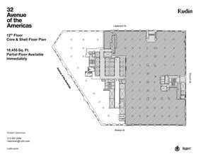 32 Avenue of the Americas, New York, NY à louer Plan d’étage- Image 1 de 1