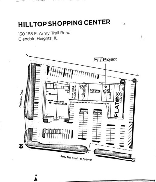 130-156 E Army Trail Rd, Glendale Heights, IL for sale - Building Photo - Image 1 of 1