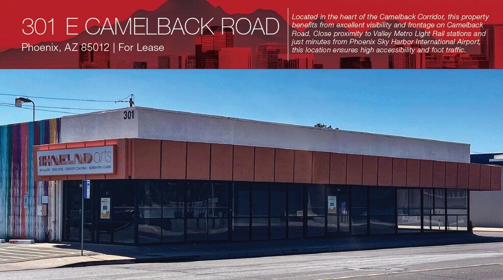 301 E Camelback Rd, Phoenix, AZ à louer - Photo du bâtiment - Image 1 de 3