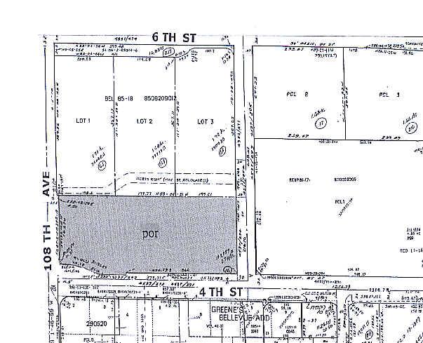 400 108th Ave NE, Bellevue, WA à vendre - Plan cadastral - Image 1 de 1