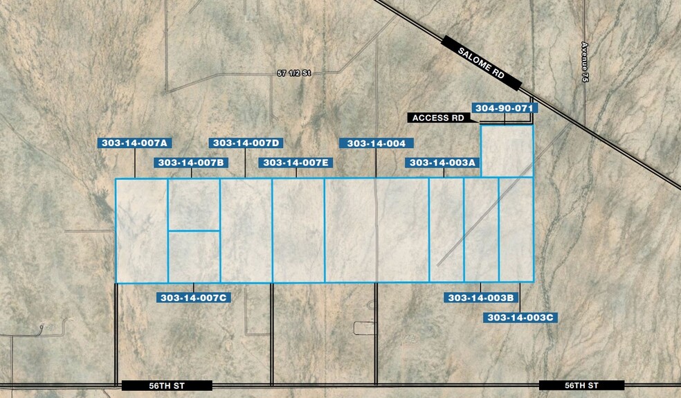 La Paz County Solar Land, Salome, AZ à vendre - Plan cadastral - Image 2 de 2