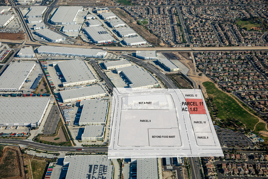 Parcel 11 Limonite Ave, Eastvale, CA for lease - Aerial - Image 1 of 8