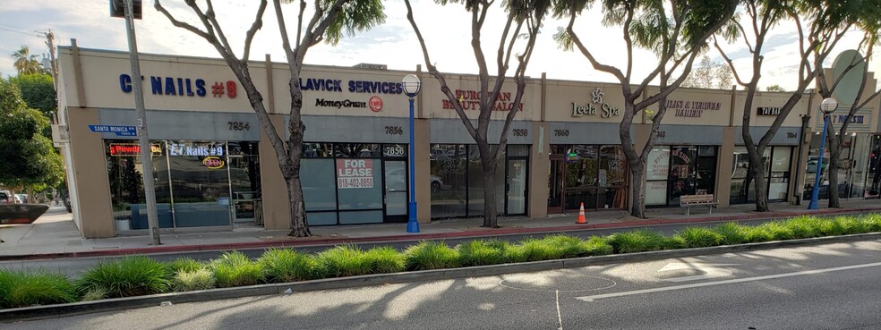 7856 Santa Monica Blvd, West Hollywood, CA for lease - Building Photo - Image 3 of 12