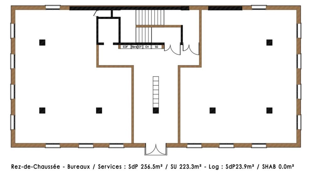 Bureau dans Versailles à vendre - Plan d’étage - Image 2 de 3