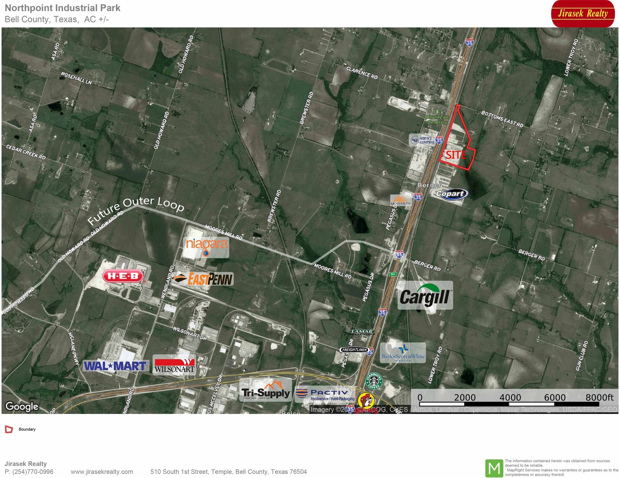 579 Northpoint Drive, Temple, TX for lease Aerial- Image 1 of 2