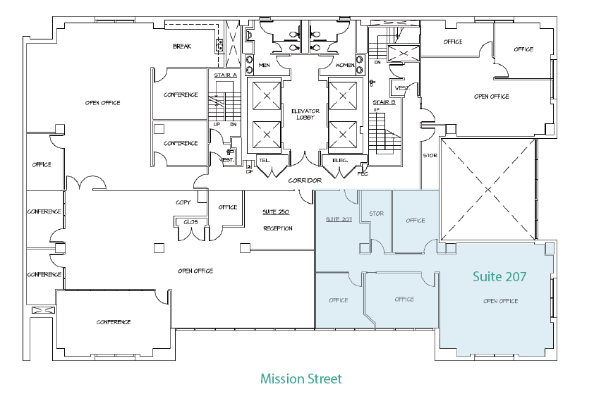 90 New Montgomery St, San Francisco, CA for lease Floor Plan- Image 1 of 1