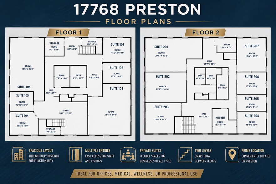 17768 Preston Rd, Dallas, TX à vendre - Photo du bâtiment - Image 3 de 10