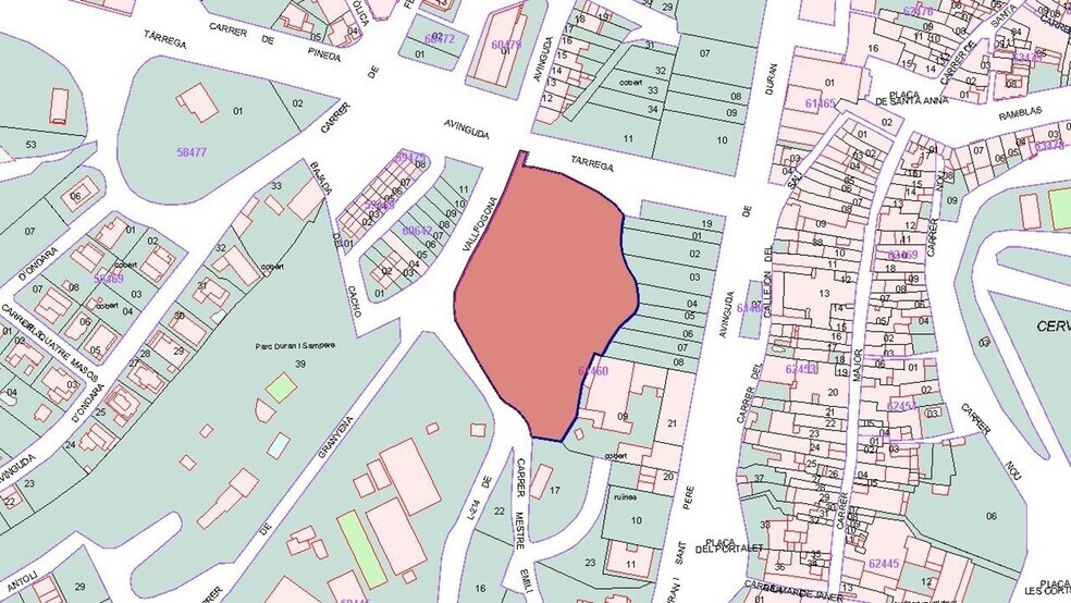 Terrain dans Cervera, Lérida à vendre - Plan de site - Image 3 de 4
