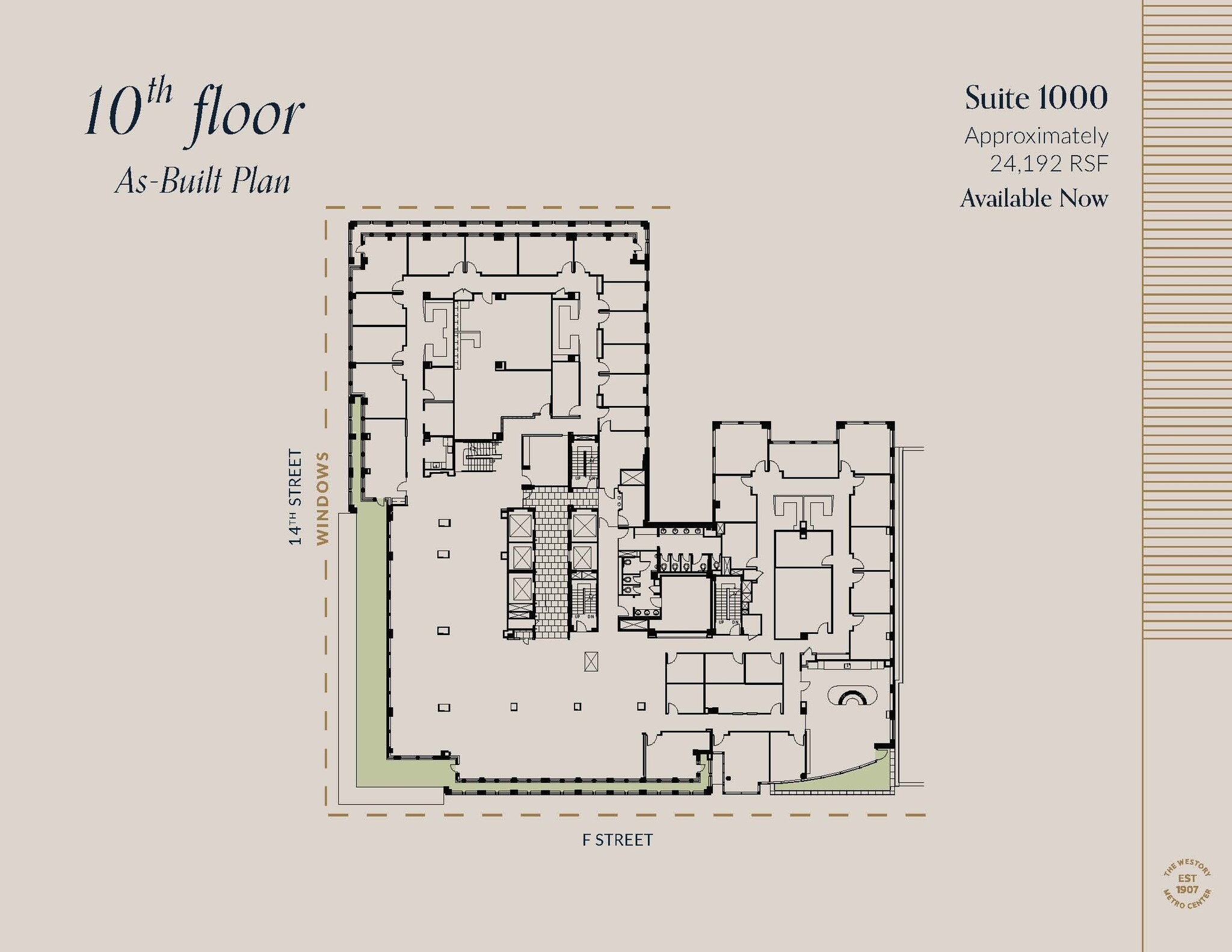 607 14th St NW, Washington, DC à louer Plan d’étage- Image 1 de 3