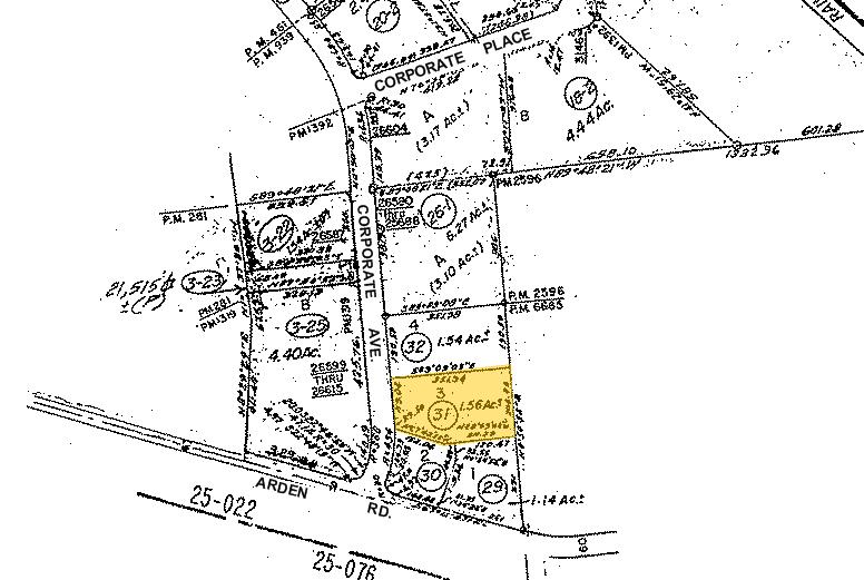 26604-26610 Corporate Ave, Hayward, CA à louer - Plan cadastral - Image 3 de 4