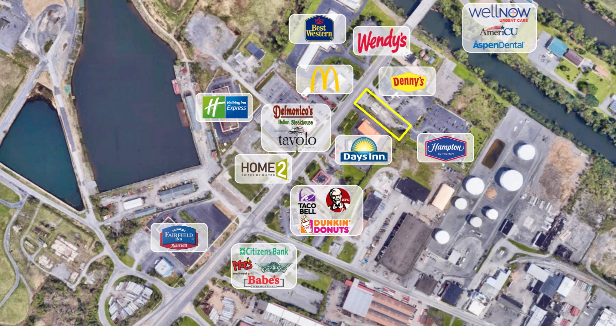 166 N Genesee St, Utica, NY à louer Aérien- Image 1 de 2