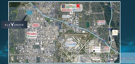 150 Innovation Dr, Elk Grove Village, IL - AÉRIEN Vue de la carte - Image1
