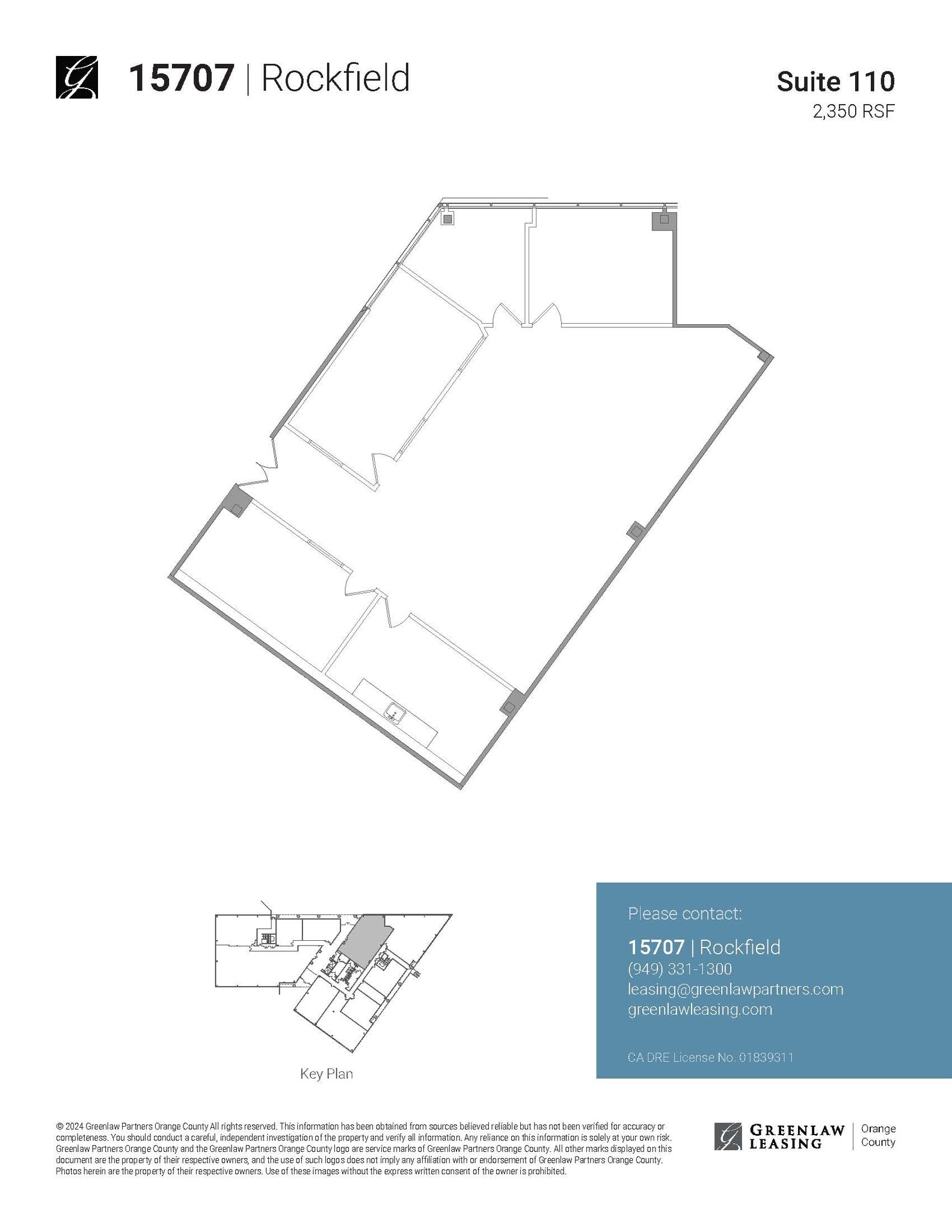 15707 Rockfield Blvd, Irvine, CA for lease Floor Plan- Image 1 of 1