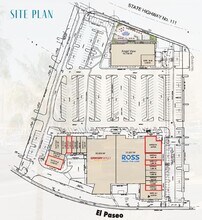 72655-72705 Hwy 111, Palm Desert, CA à louer Plan de site- Image 1 de 2