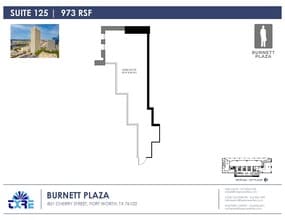 801 Cherry St, Fort Worth, TX for lease Floor Plan- Image 1 of 1