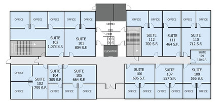 7951 Riviera Blvd, Miramar, FL à louer Plan d’étage- Image 2 de 3