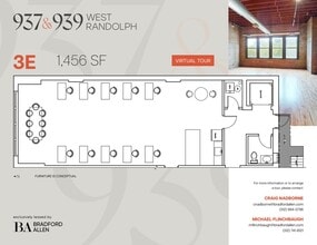 937-939 W Randolph St, Chicago, IL for lease Floor Plan- Image 1 of 4