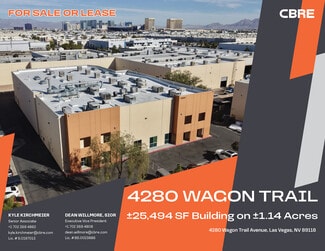 Plus de détails pour 4280 Wagon Trail Ave, Las Vegas, NV - Industriel à vendre