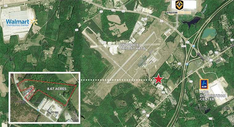 RT 641 Dinwiddie VA, Petersburg, VA for sale - Primary Photo - Image 1 of 4