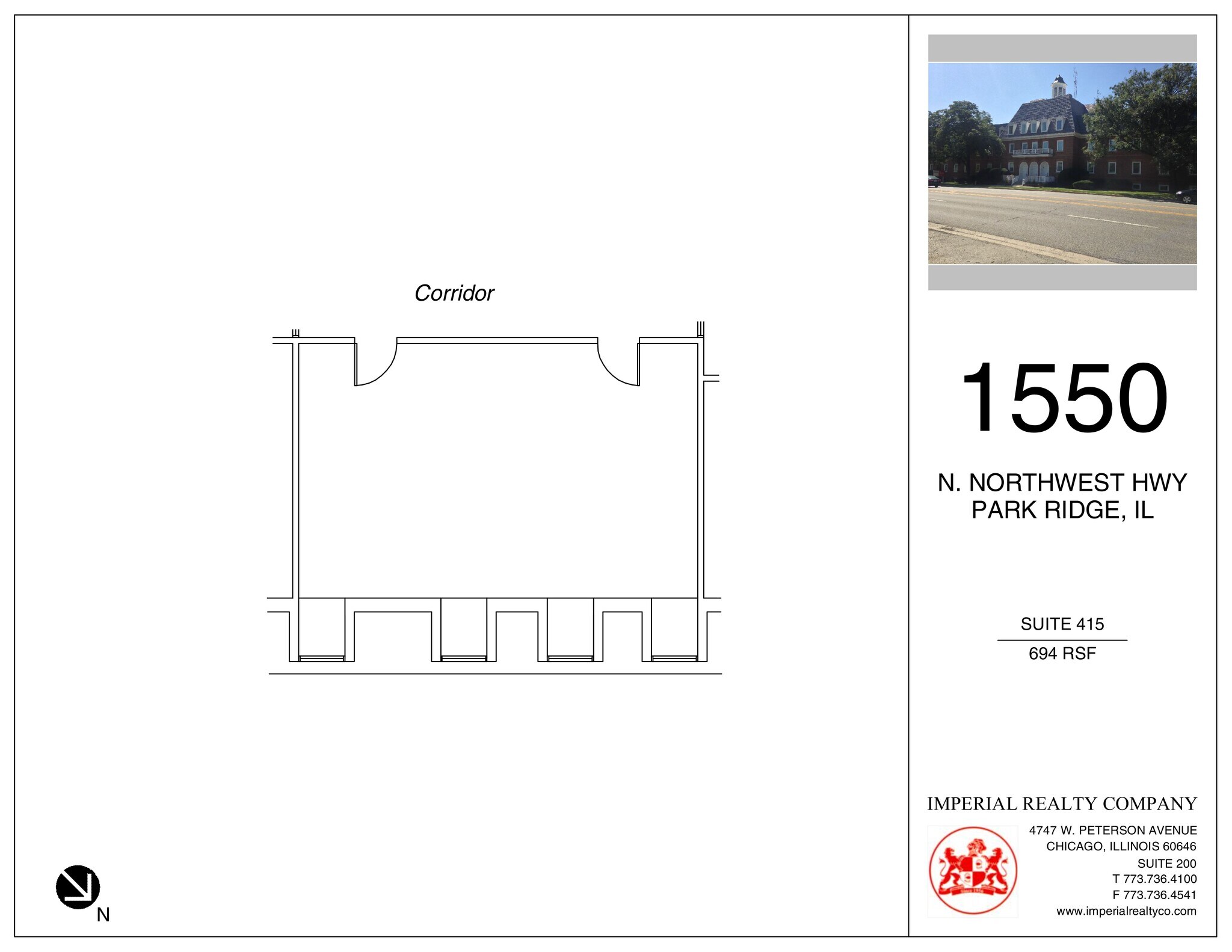 1550 N Northwest Hwy, Park Ridge, IL for lease Site Plan- Image 1 of 1