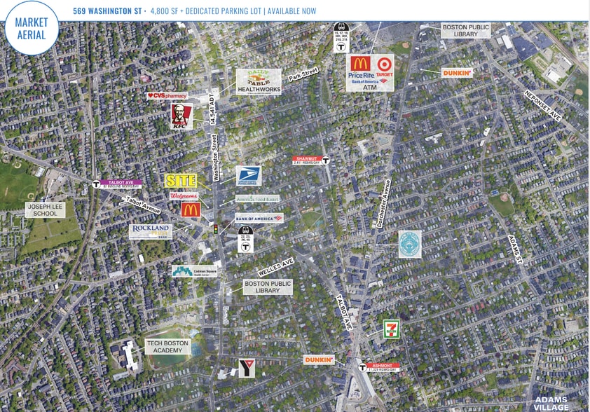 569 Washington St, Boston, MA for lease - Aerial - Image 3 of 12