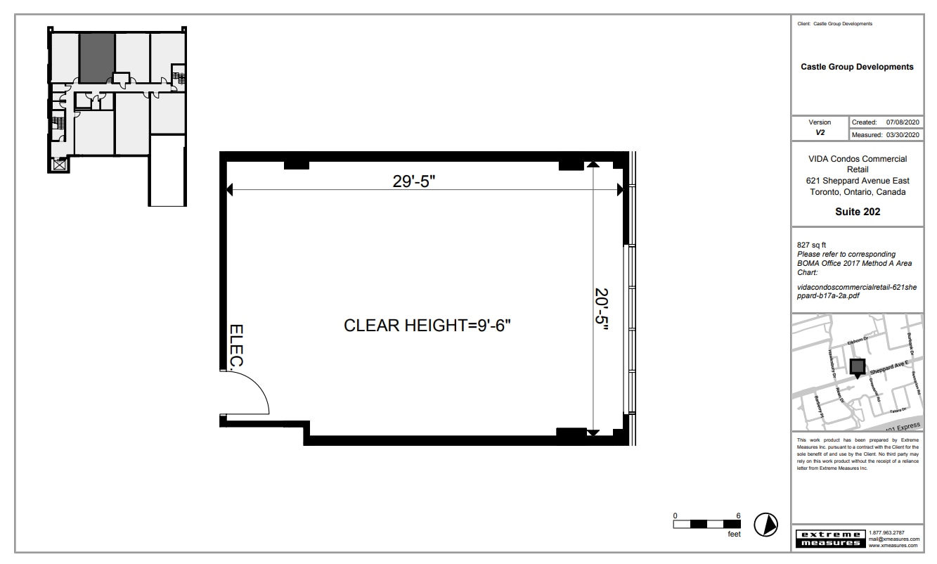 621 Sheppard Ave E, Toronto, ON à louer Plan d’étage- Image 1 de 1