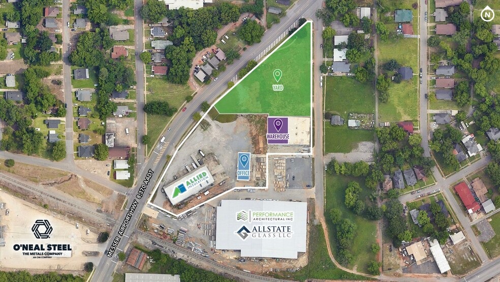 4601 Messer Airport Hwy, Birmingham, AL for lease - Aerial - Image 2 of 13