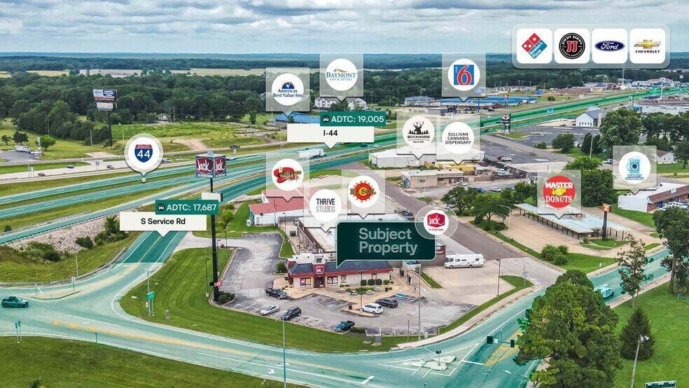 633 E Springfield Rd, Sullivan, MO à vendre - Photo du bâtiment - Image 2 de 2