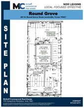 401 E Round Grove Rd, Lewisville, TX à louer Plan de site- Image 2 de 2
