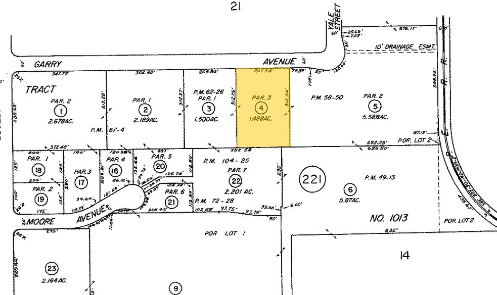 3500 W Garry Ave, Santa Ana, CA for lease - Plat Map - Image 2 of 6
