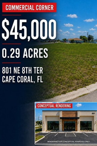 More details for 801 NE 8th Ter, Cape Coral, FL - Land for Sale