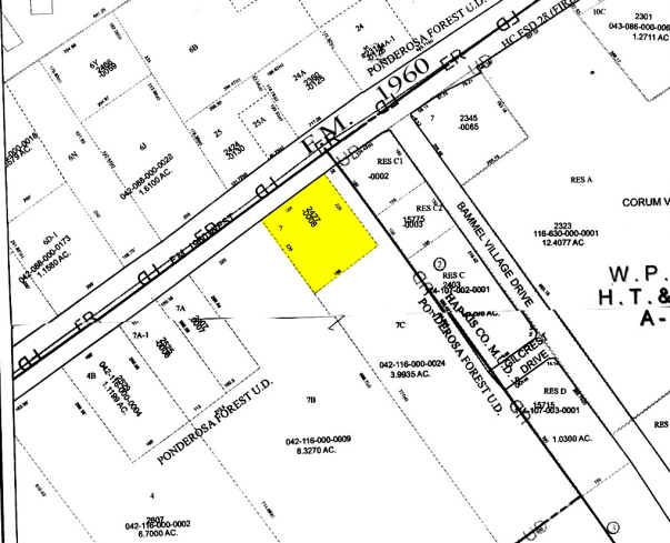 2427 FM 1960 Rd W, Houston, TX à vendre - Plan cadastral - Image 3 de 4