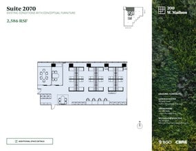 200 W Madison St, Chicago, IL à louer Plan d’étage- Image 2 de 3