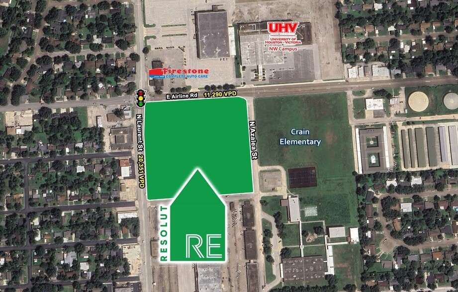 1401-1417 E Airline Rd, Victoria, TX for lease - Aerial - Image 3 of 3