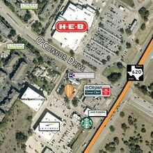 7515 O'Connor Dr, Round Rock, TX - Aérien Vue de la carte