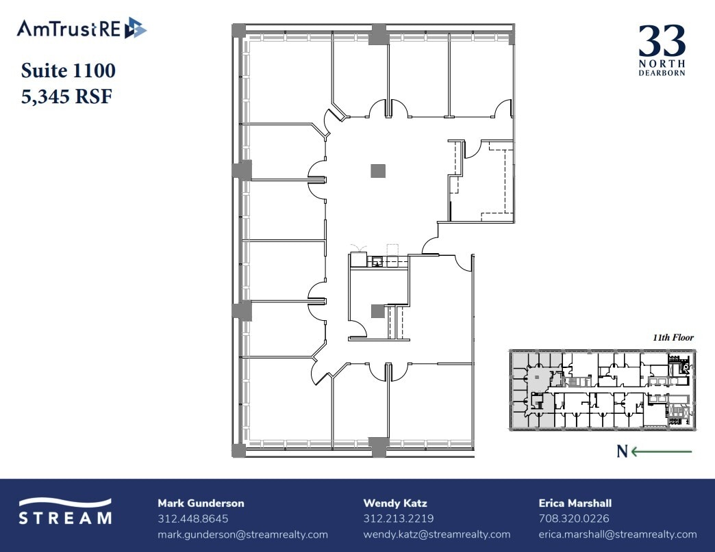 33 N Dearborn St, Chicago, IL à louer Plan d’étage- Image 1 de 1