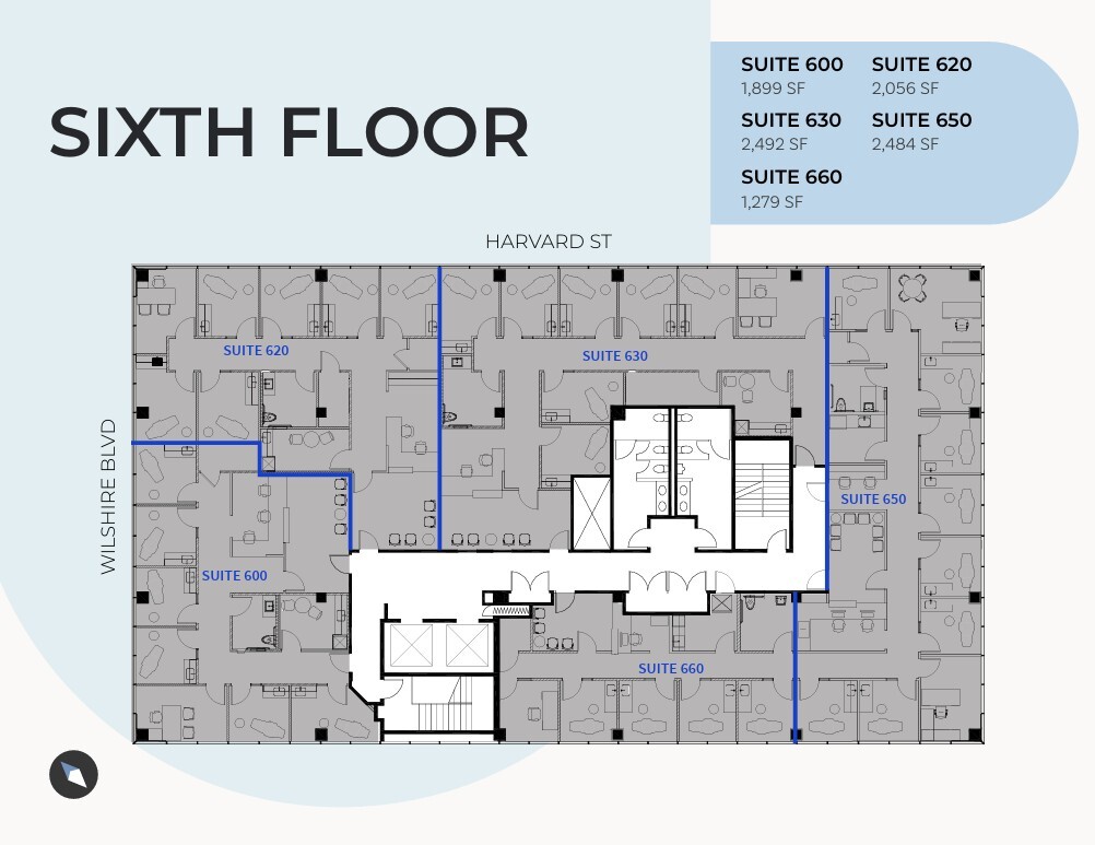 2730 Wilshire Blvd, Santa Monica, CA for lease Floor Plan- Image 1 of 1