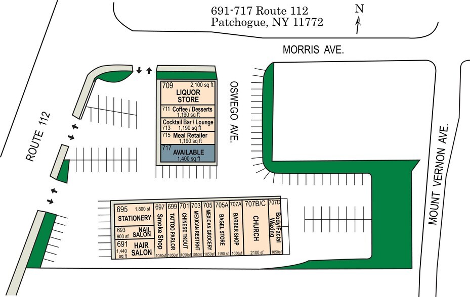 691-717 Route 112 (Two Buildings) portefeuille de 2 propriétés à vendre sur LoopNet.ca - Plan de site - Image 2 de 8