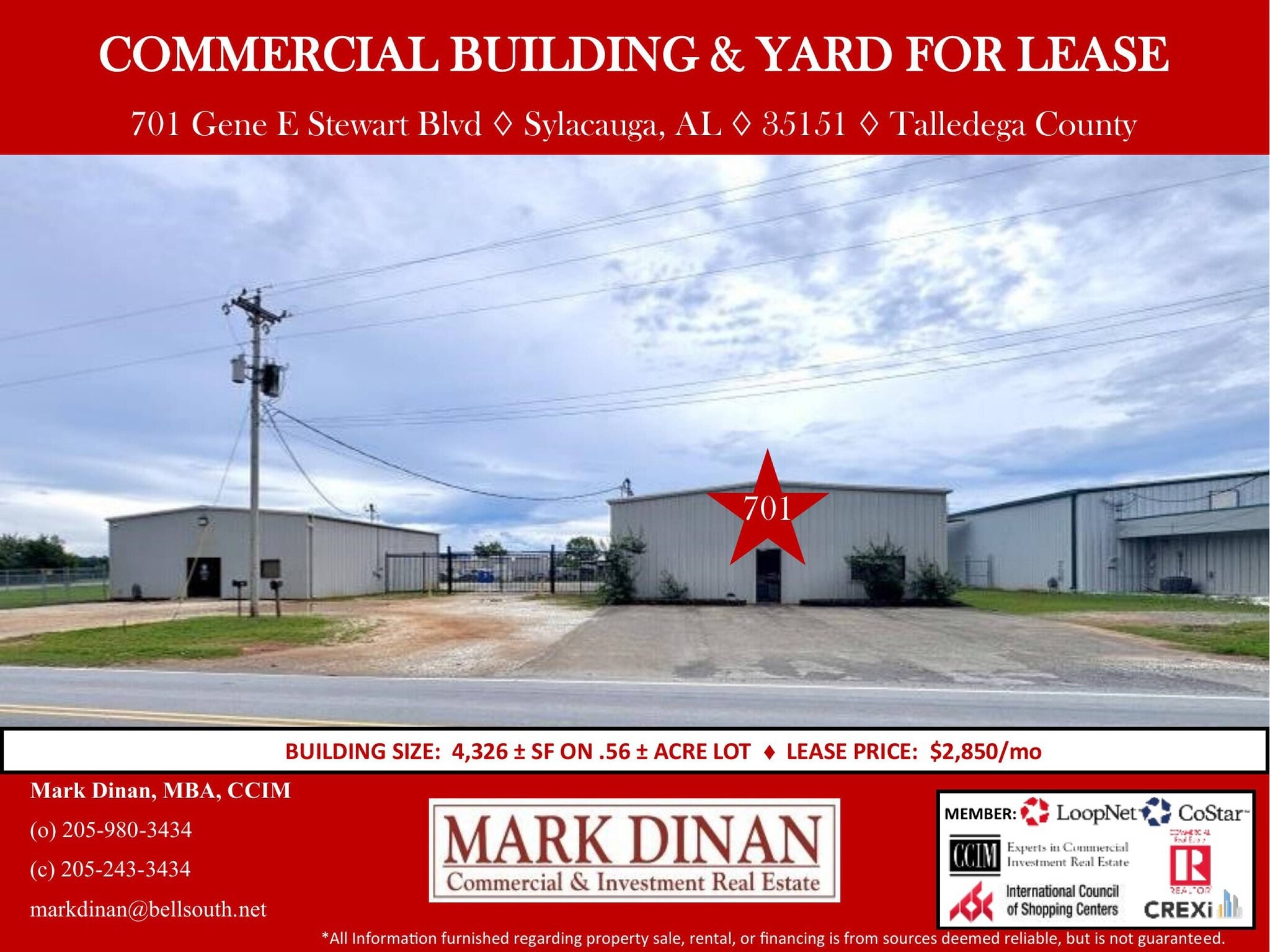 701 Gene E Stewart Blvd, Sylacauga, AL for lease Interior Photo- Image 1 of 3
