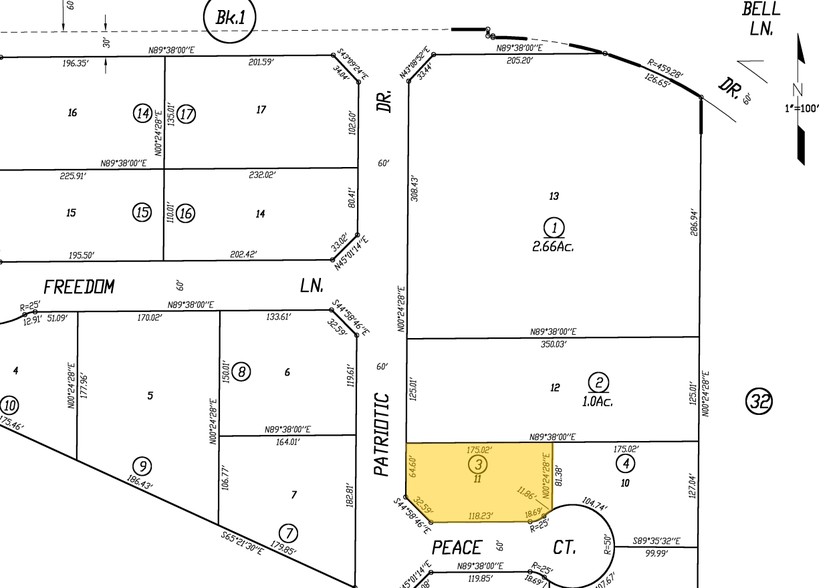 3037 Bell Dr, Atwater, CA à vendre - Plan cadastral - Image 2 de 2