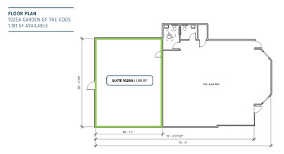 1025 W Garden Of The Gods Rd, Colorado Springs, CO for lease Floor Plan- Image 2 of 2