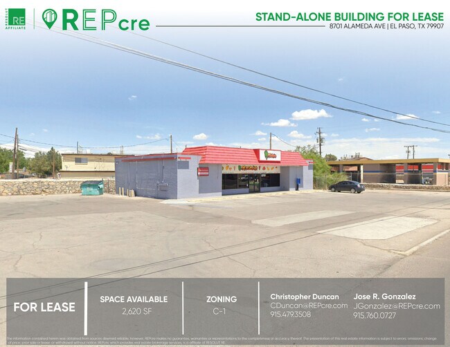 Plus de détails pour 8701 Alameda Ave, El Paso, TX - Commerce de détail à louer