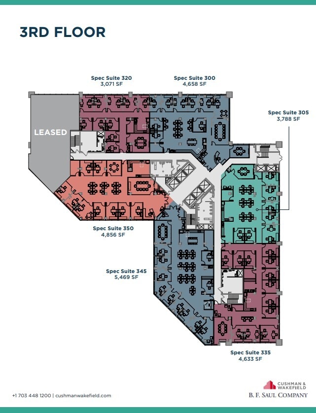 8201 Greensboro Dr, McLean, VA for lease Floor Plan- Image 1 of 14