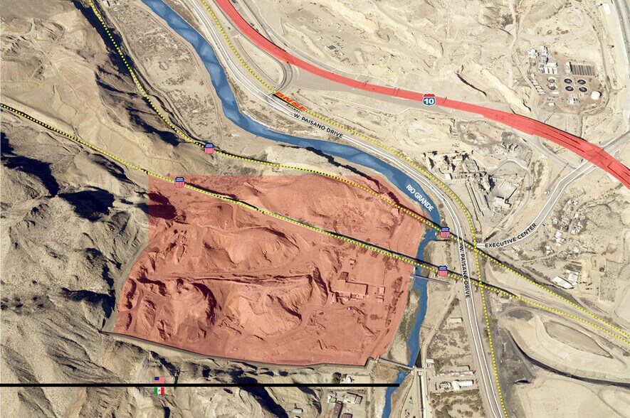 1000 Brickland Rd, Sunland Park, NM for sale - Aerial - Image 1 of 4