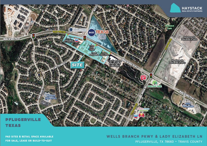 Wells Branch Pkwy, Pflugerville, TX à vendre - Plan de site - Image 1 de 5