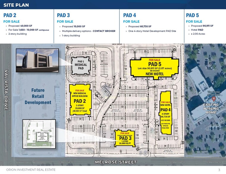 Mercy Vista Medical Development portefeuille de 4 propriétés à vendre sur LoopNet.ca - Plan de site - Image 2 de 2