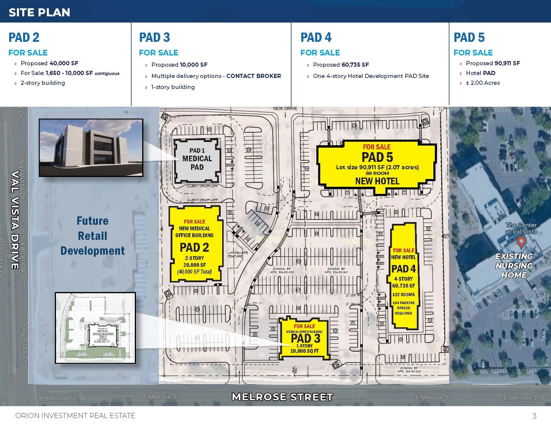 Mercy Vista Medical Development portfolio of 4 properties for sale on LoopNet.ca Site Plan- Image 1 of 3